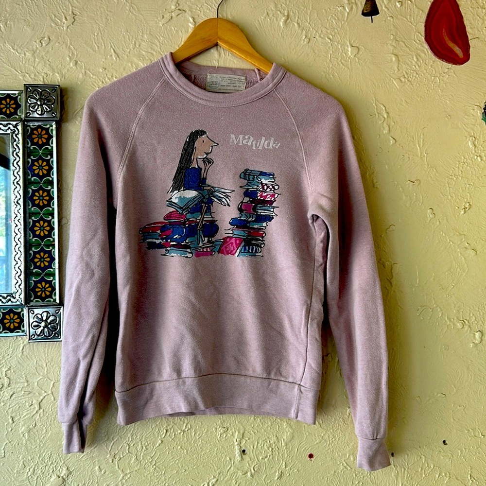 Out of Print Matilda Sweatshirt 📚 size XS